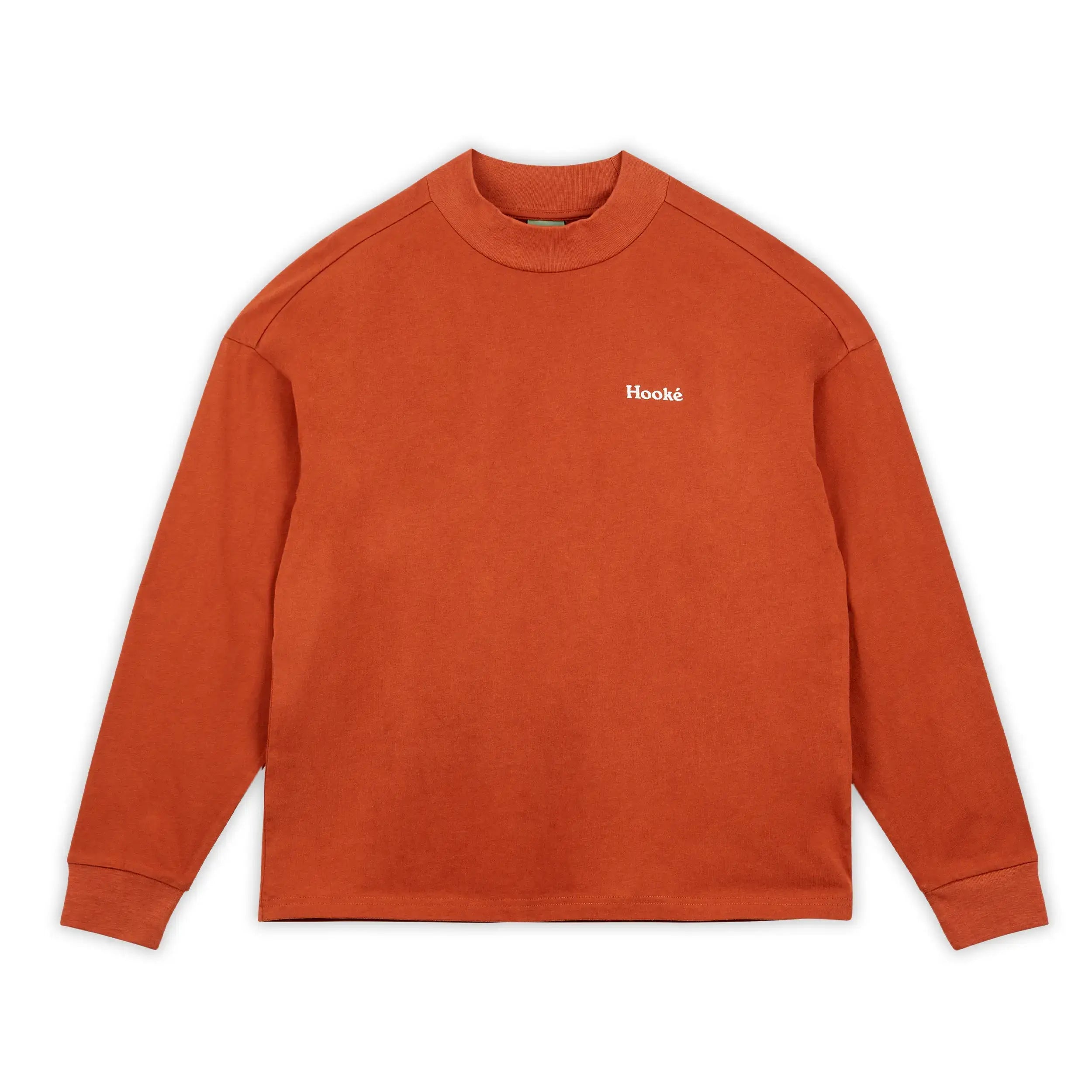 W's Mock Neck Oversized Long Sleeve Tee